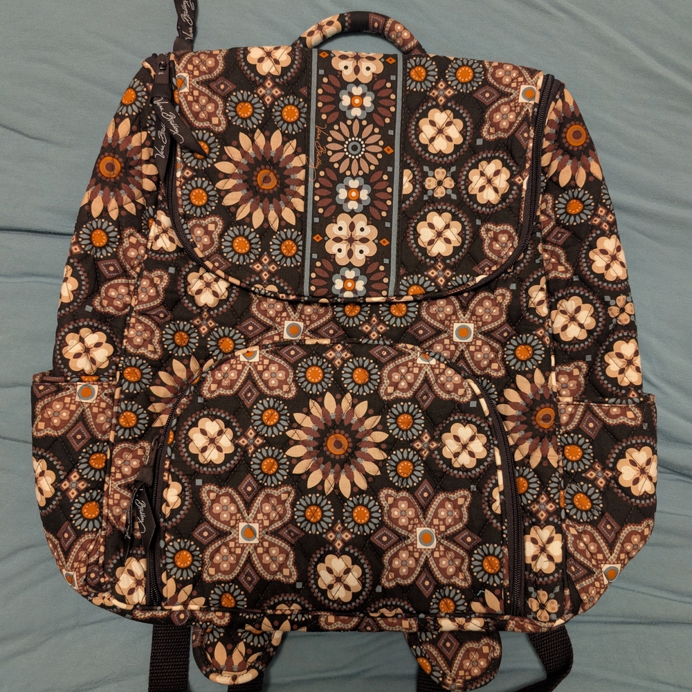 Floral Patterned Backpack